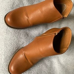 Brown booties